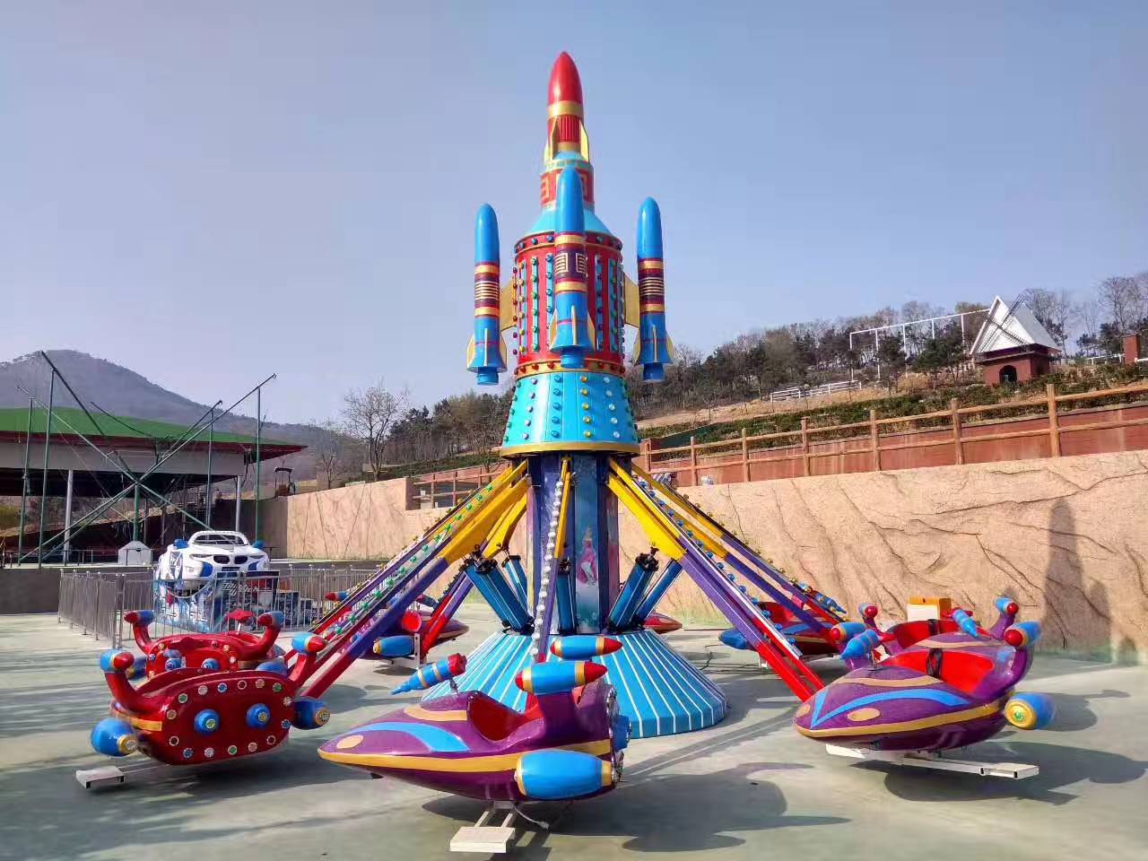 廠家大量供應大型游樂設備自控飛機旋轉升降自控飛機