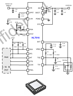 оƬHL7016 (12V/3A, ·)