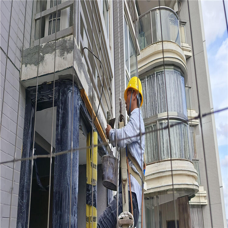 福建南平市瓷磚清洗高空作業蜘蛛人高空作業瓷磚空鼓修復
