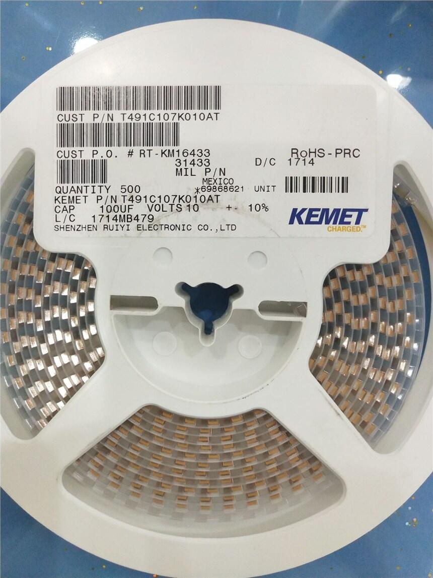 KEMETg/T491C107K010AT