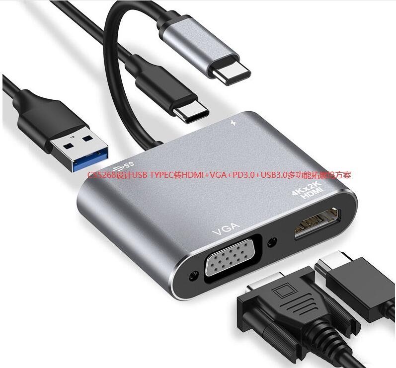 CS5268 USB TYPECDHDMI+VGA+PD3.0+USB3.0չ]оƬ